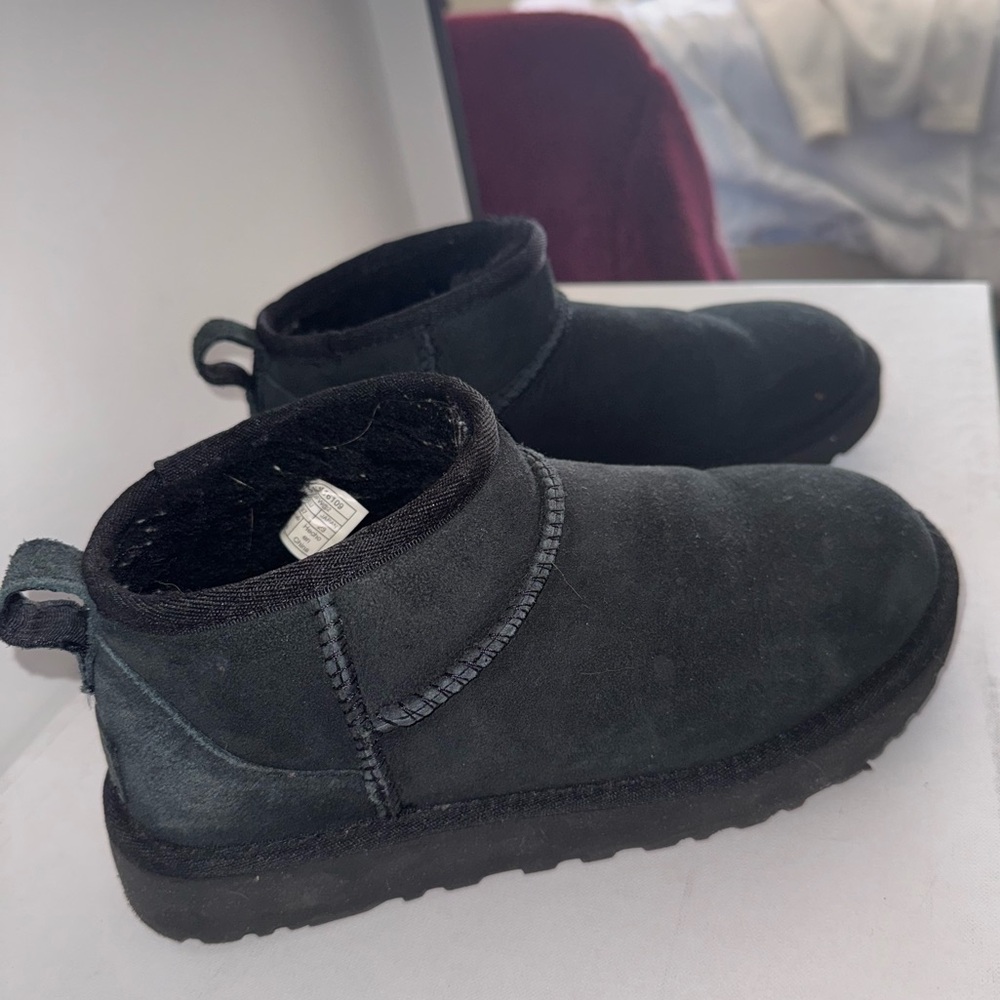 Ultra Mini Black Uggs - Picture 4 of 4